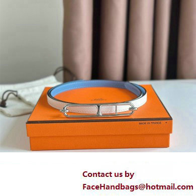 Hermes Roulis belt buckle  &  Reversible leather strap 13 mm 02 2023